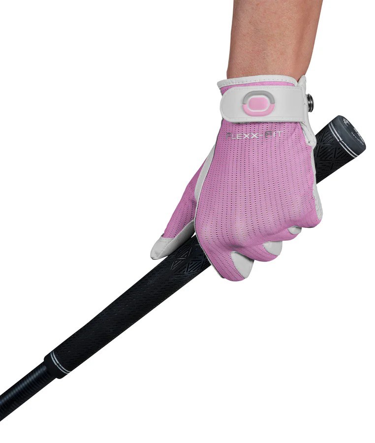 Zoom Sun Style Damen Golfhandschuh, wiess/rosa