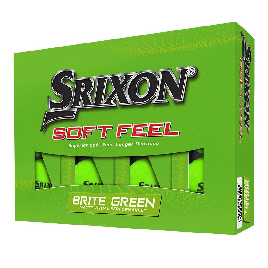 Srixon Soft Feel Brite Golfbälle, grün