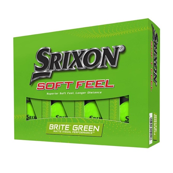Srixon Soft Feel Brite Golfbälle, grün