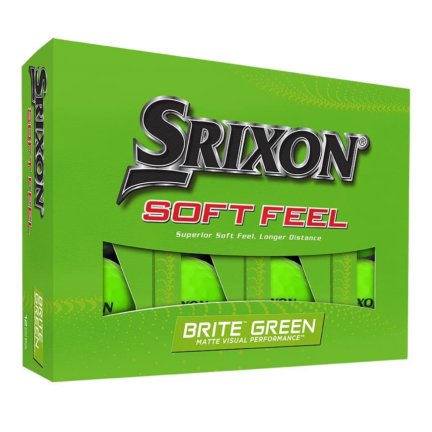 Srixon Soft Feel Brite Golfbälle, grün