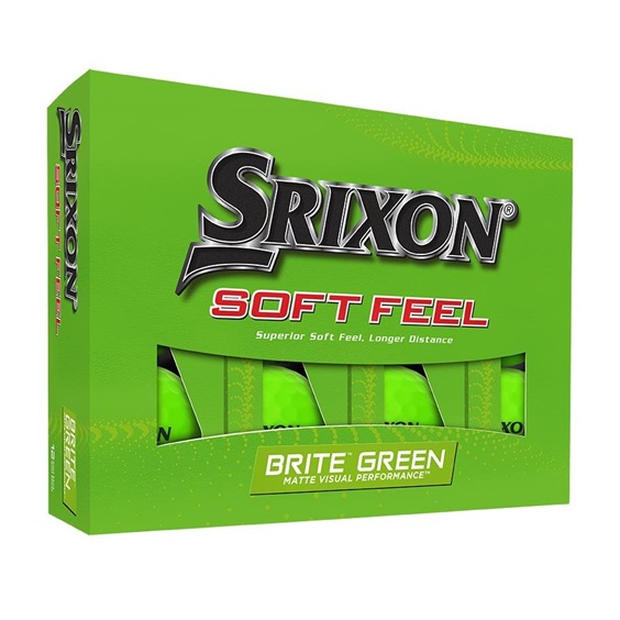 Srixon Soft Feel Brite Golfbälle, grün