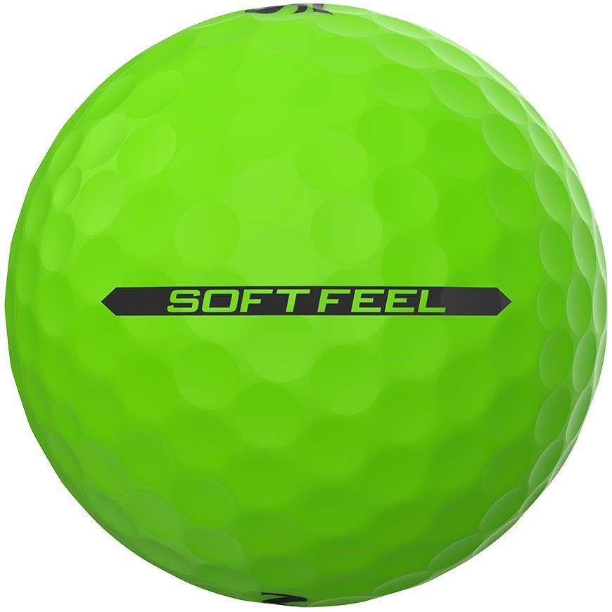 Srixon Soft Feel Brite Golfbälle, grün