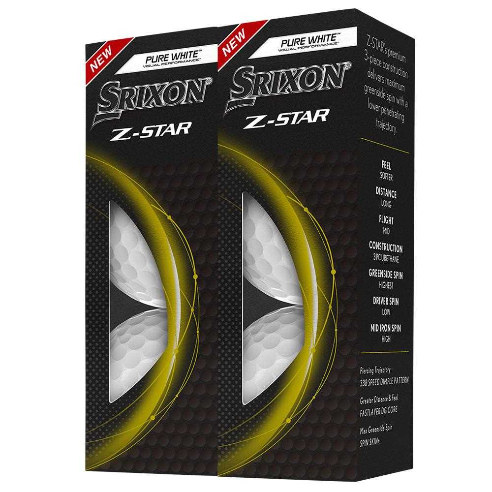 Srixon Z-Star Diamond Golfbälle – Für Mehr Distanz & Hohen Launch – 24er Pack Mit FastLayer DG Core 2.0