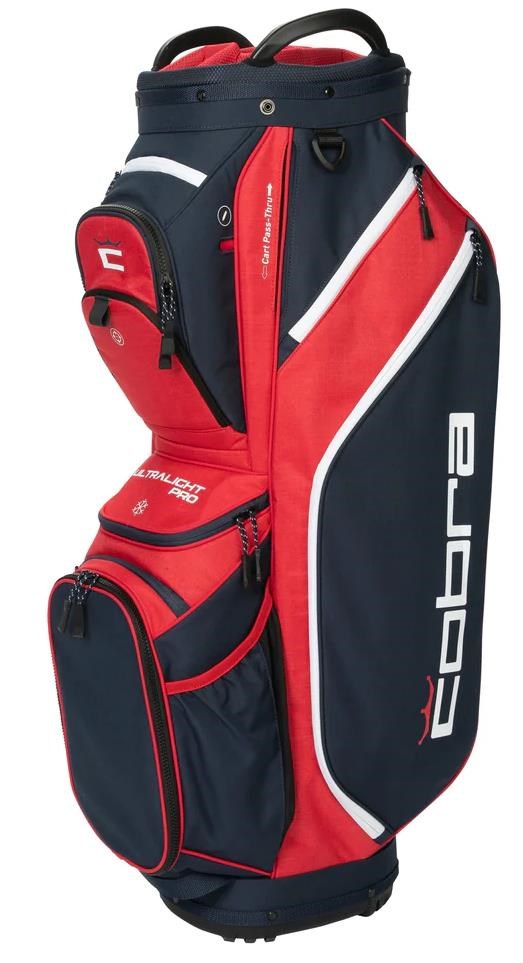 Cobra Ultralight Pro Cartbag, dunkelblau/rot