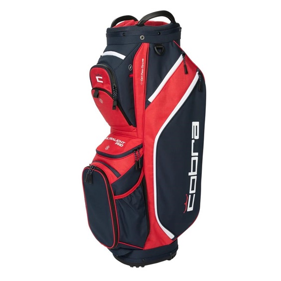 Cobra Ultralight Pro Cartbag, dunkelblau/rot