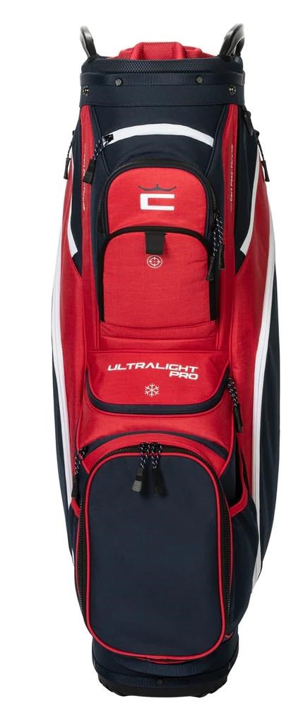 Cobra Ultralight Pro Cartbag, dunkelblau/rot