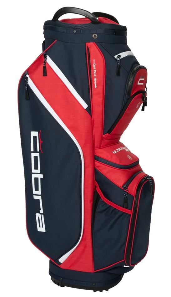 Cobra Ultralight Pro Cartbag, dunkelblau/rot