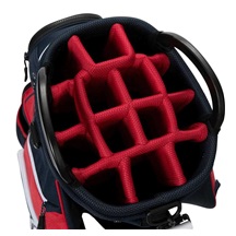 Cobra Ultralight Pro Cartbag, dunkelblau/rot