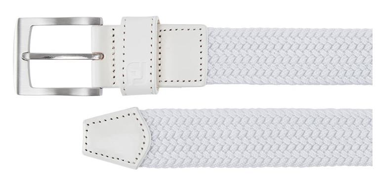 FootJoy Braided Herren Gürtel, weiss