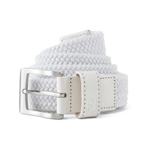 FootJoy Braided Herren Gürtel, weiss