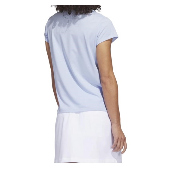 Adidas Go-To Heathered Damen Poloshirt, blau