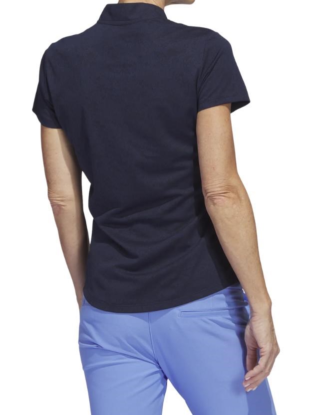 Adidas Jacquard Damen Poloshirt, dunkelblau