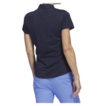 Adidas Jacquard Damen Poloshirt, dunkelblau