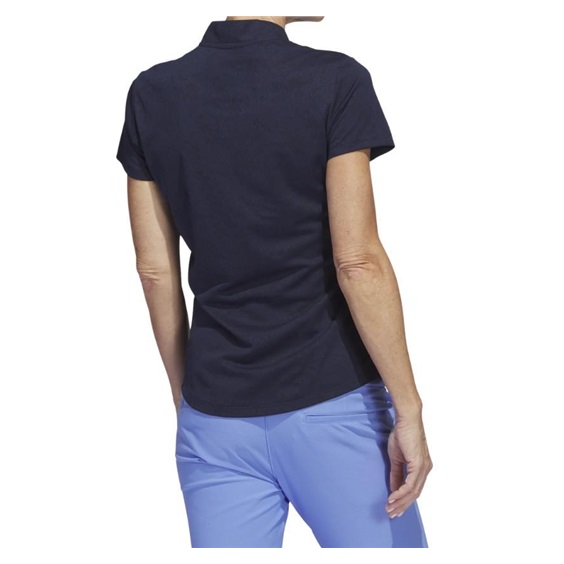 Adidas Jacquard Damen Poloshirt, dunkelblau