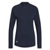 Adidas Solid Quarter Zip Long Sleeve Damen Sweatshirt, dunkelblau
