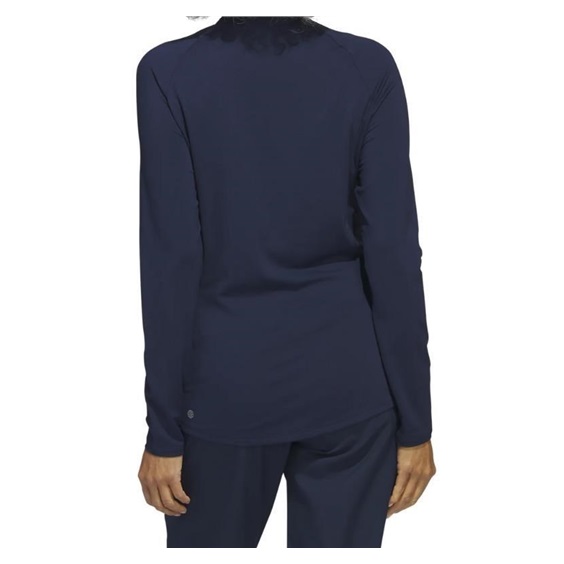 Adidas Solid Quarter Zip Long Sleeve Damen Sweatshirt, dunkelblau