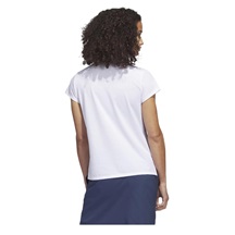 Adidas Go-To Heathered Damen Poloshirt, weiss