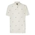 Oakley Golf Flag Pattern Herren Poloshirt, arctic white