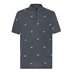 Oakley Golf Flag Pattern Herren Poloshirt, dark slate