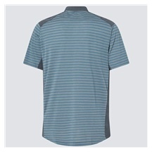 Oakley Fringe Stripe Herren Poloshirt, arctic white