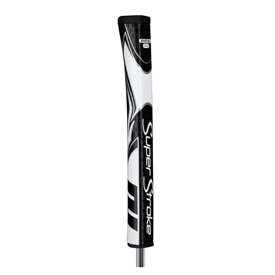 SuperStroke Zenergy Pistol GT 2.0 putter grip, schwarz/weiss