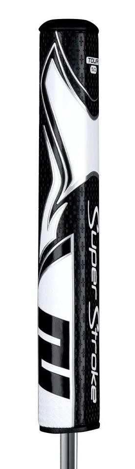 SuperStroke Zenergy Tour 5.0 putter grip, schwarz/weiss