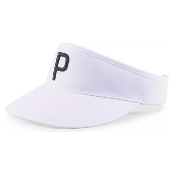 Puma P Visor Adj Visor, weiss