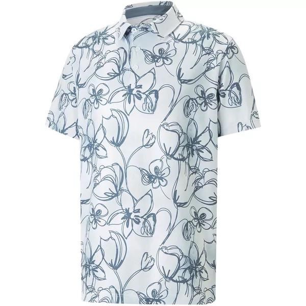 Puma Cloudspun Stems Herren Poloshirt, weiss