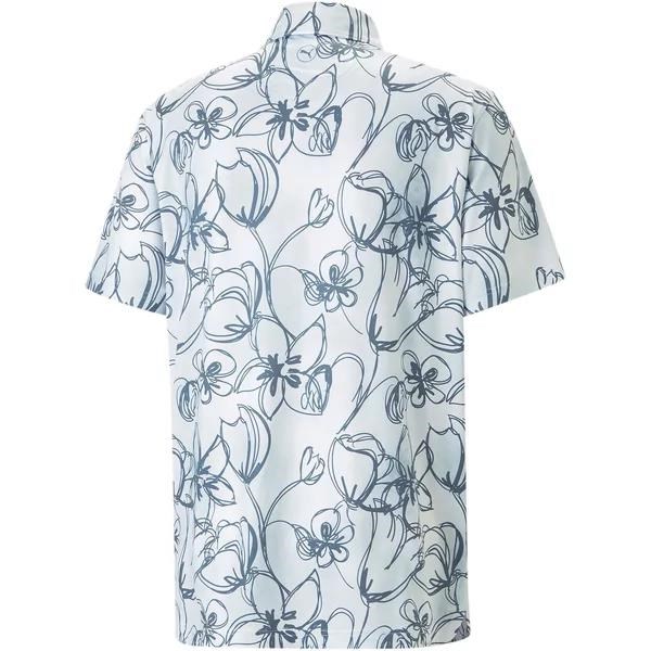Puma Cloudspun Stems Herren Poloshirt, weiss