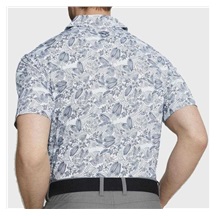 Puma Mattr Seaplanes Herren Poloshirt, weiss/blau