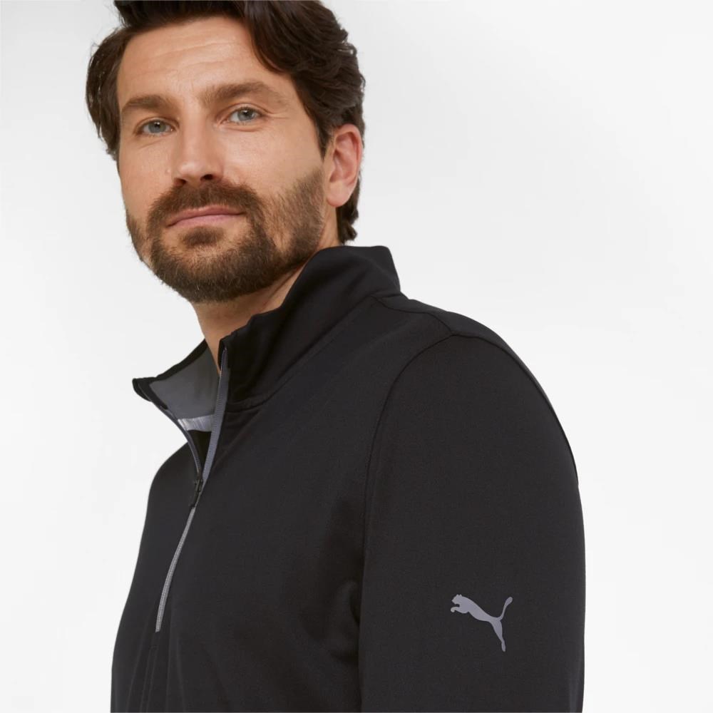 Puma Gamer 1/4 Zip Herren Sweatshirt, schwarz