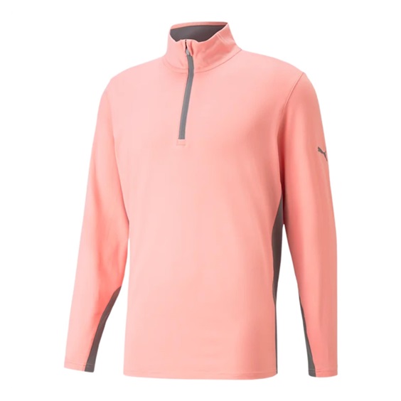 Puma Gamer 1/4 Zip Herren Sweatshirt, rosa