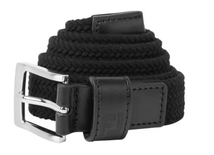FootJoy Braided Damen Gürtel, schwarz