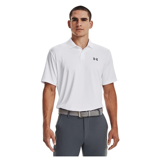 Under Armour Performance 3.0 Herren Poloshirt, weiss