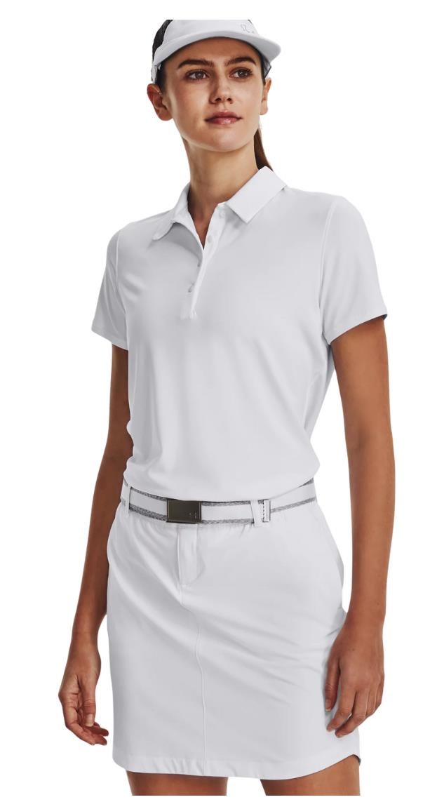 Under Armour Zinger Playoff Damen Poloshirt, weiss