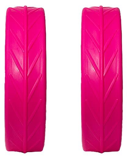JuCad Bereifung, rosa, 2Stk.