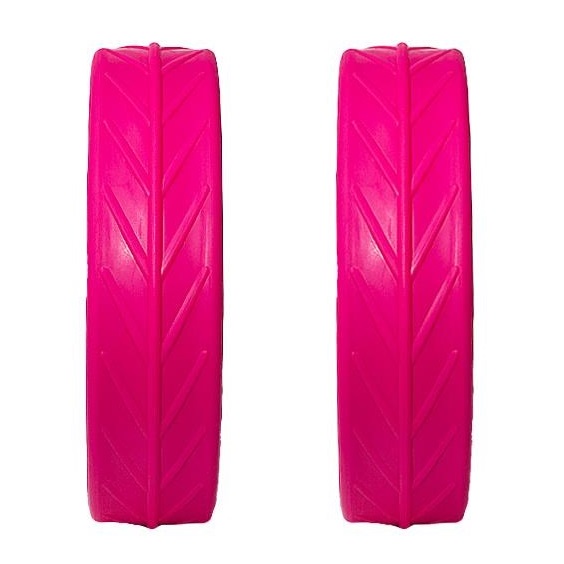 JuCad Bereifung, rosa, 2Stk.