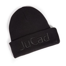 JuCad Strickmütze, schwarz