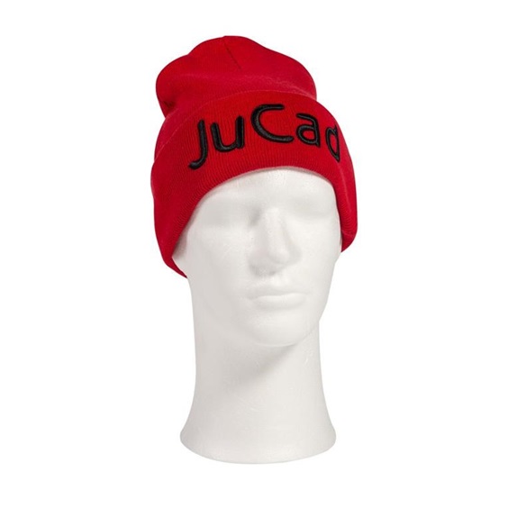 JuCad Strickmütze, rot