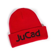 JuCad Strickmütze, rot