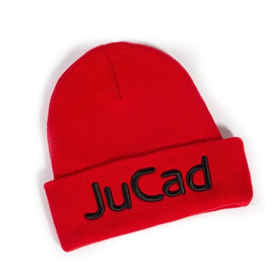 JuCad Strickmütze, rot