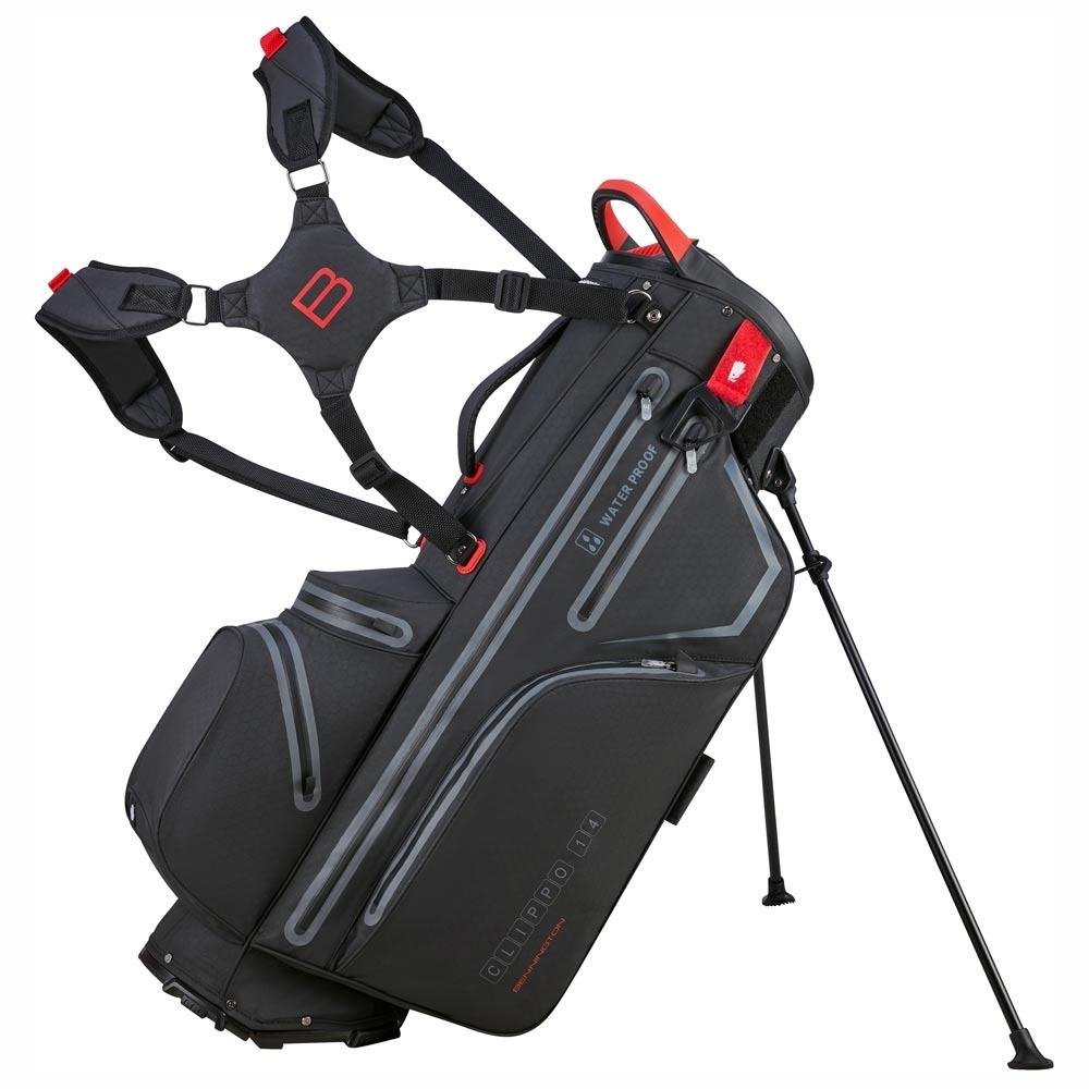 Bennington Clippo Waterproof Cliplock Standbag, schwarz/rot