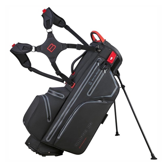 Bennington Clippo Waterproof Cliplock Standbag, schwarz/rot