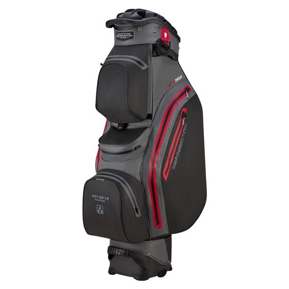 Bennington Dry QO 14 Waterproof Cartbag, schwarz/grau/rot