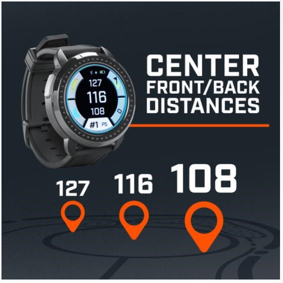 Bushnell iON Elite GPS Golfuhr, schwarz