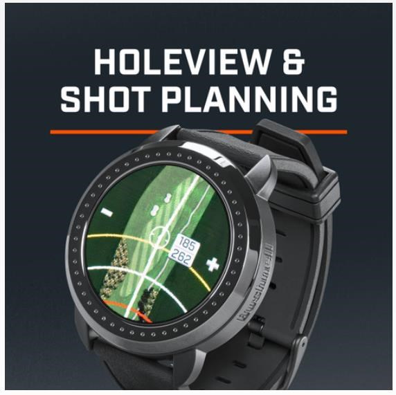 Bushnell iON Elite GPS Golfuhr, schwarz