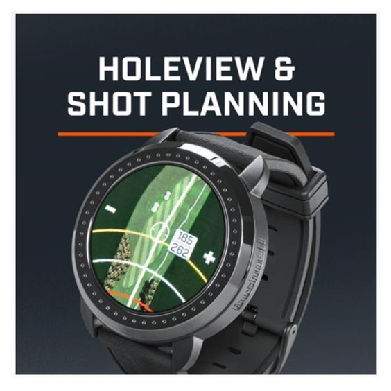 Bushnell iON Elite GPS Golfuhr, schwarz