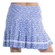 Lucky in Love Ikat Pleated Golfrock, lila
