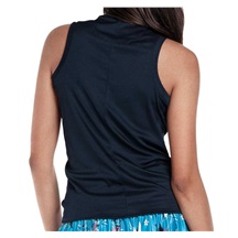 Lucky in Love Twist It Up Damen Poloshirt, dunkelblau