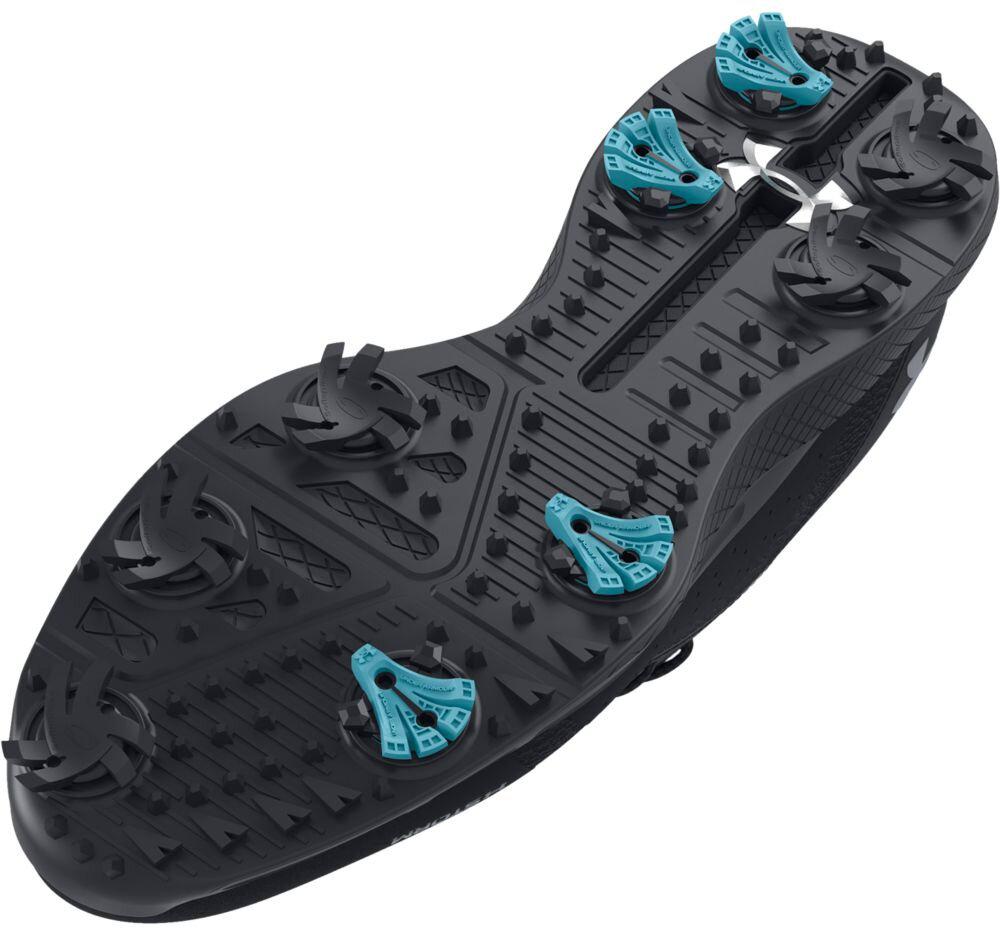 Under Armour Charged Draw 2 Wide Herren Golfschuhe, schwarz